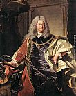 Portait of Count Sinzendorf by Hyacinthe Rigaud